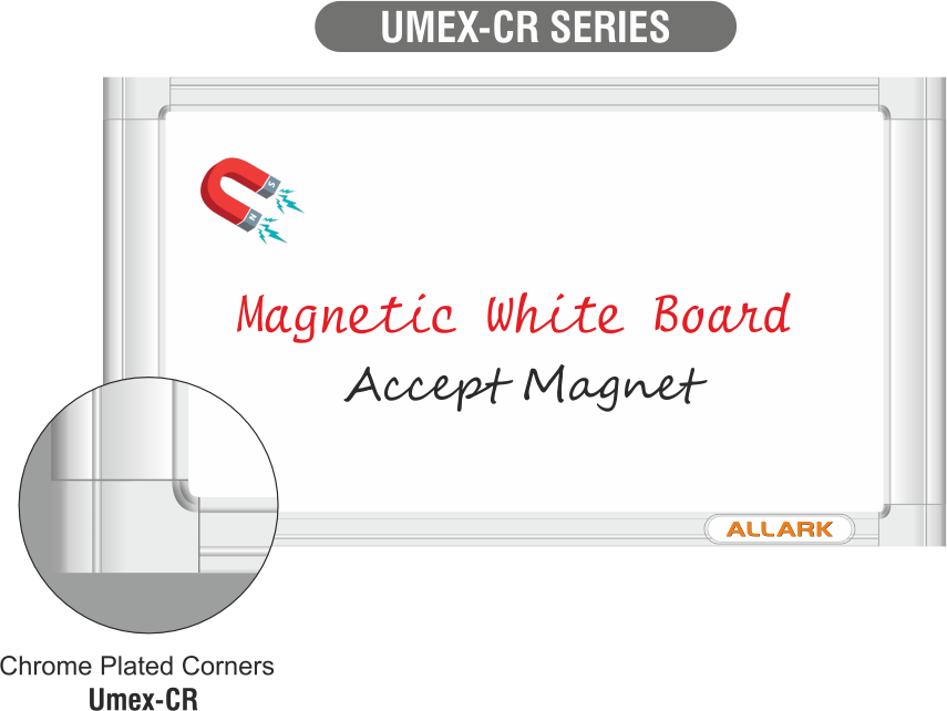 Magnetic white marker board detail 4